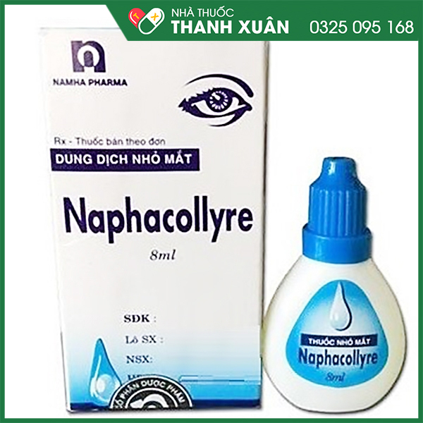 Naphacollyre thuốc nhỏ mắt trị nhiễm khuẩn